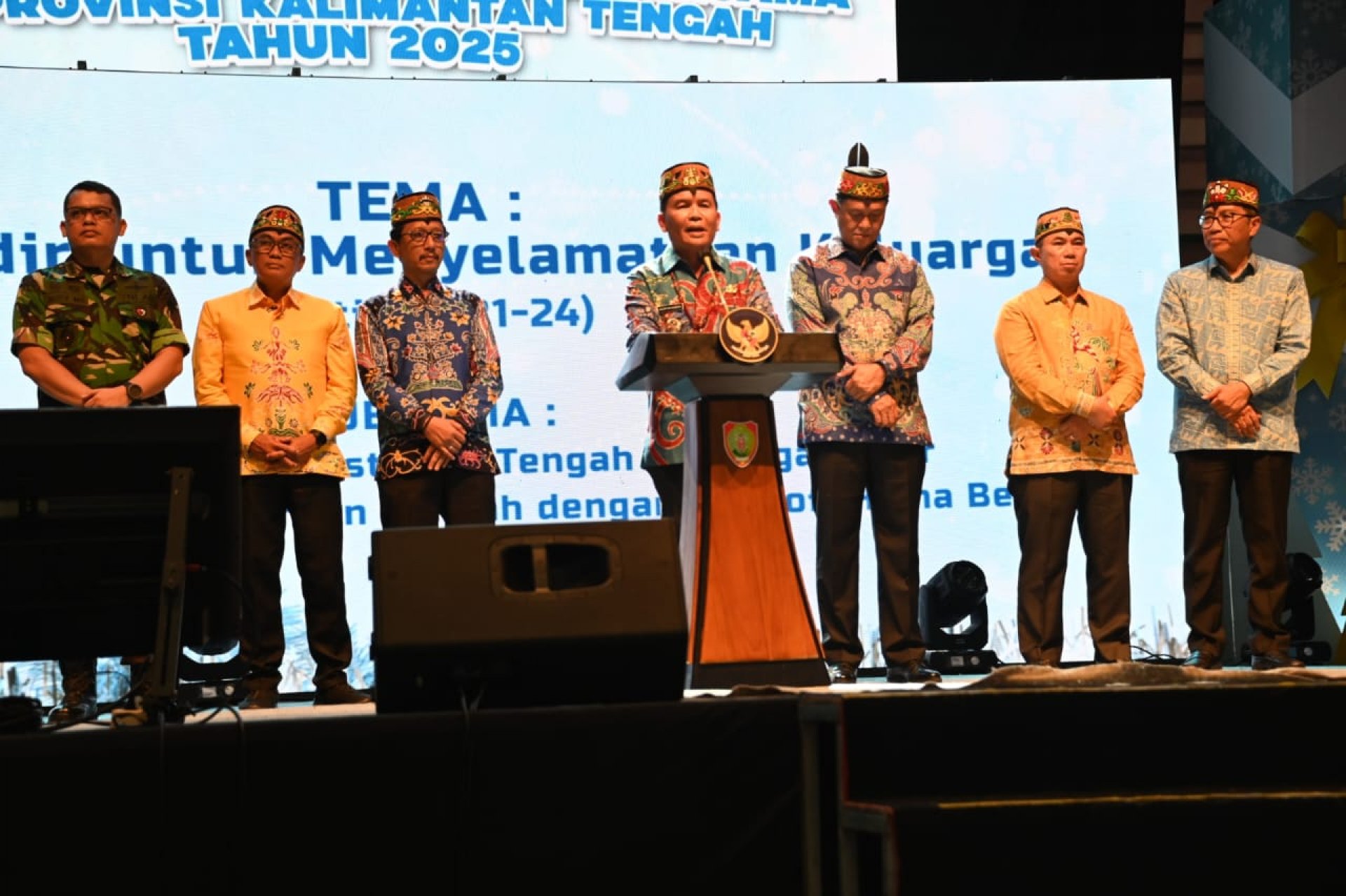 Hadiri Perayaan Natal Pemprov, Gubernur Kalteng Ajak Jaga Keberagaman dalam Falsafah Huma Betang