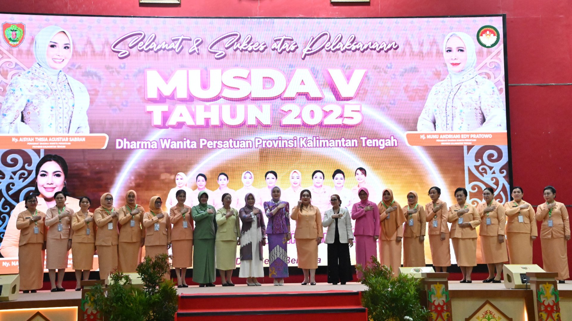Penasehat DWP Kalteng Aisyah Thisia Agustiar Sabran Hadiri Musda V Tahun 2025