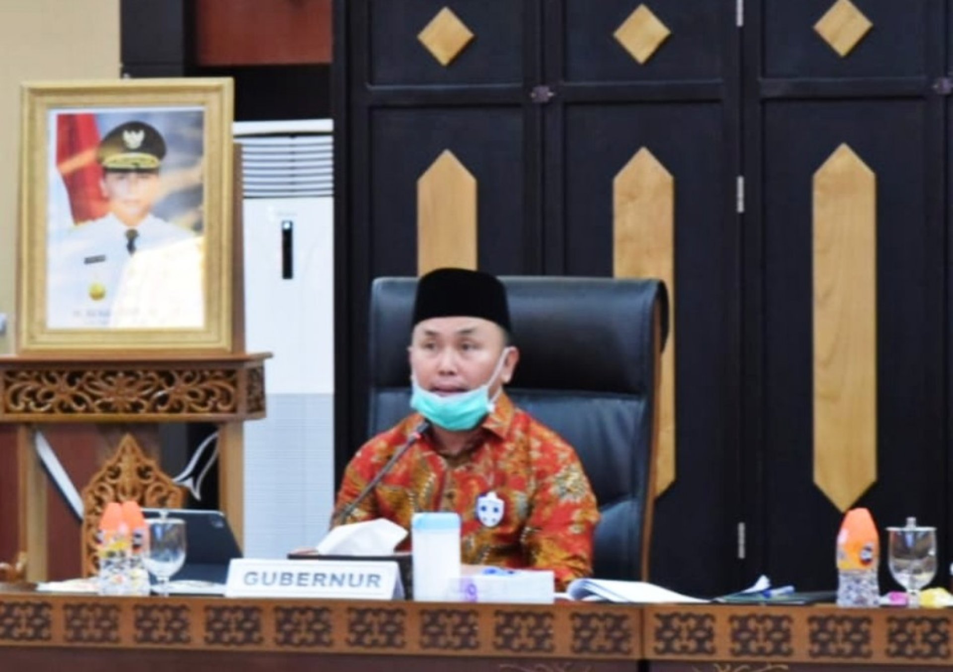 VICON DENGAN KPK, GUBERNUR SUGIANTO SABRAN TEGASKAN KOMITMEN PEMDA SE-KALTENG DALAM PEMBERANTASAN KORUPSI