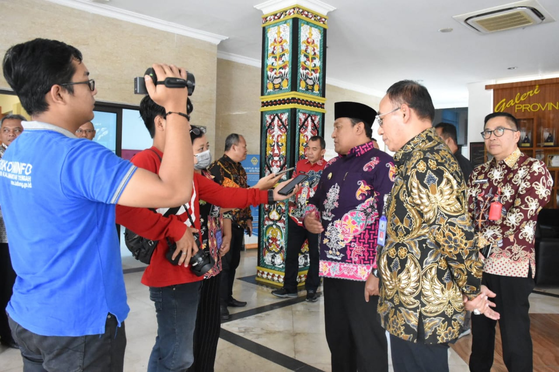 Jalin Silaturahmi dan Koordinasi, Wagub Edy Pratowo Bertandang ke Kantor BPK RI Perwakilan Kalteng