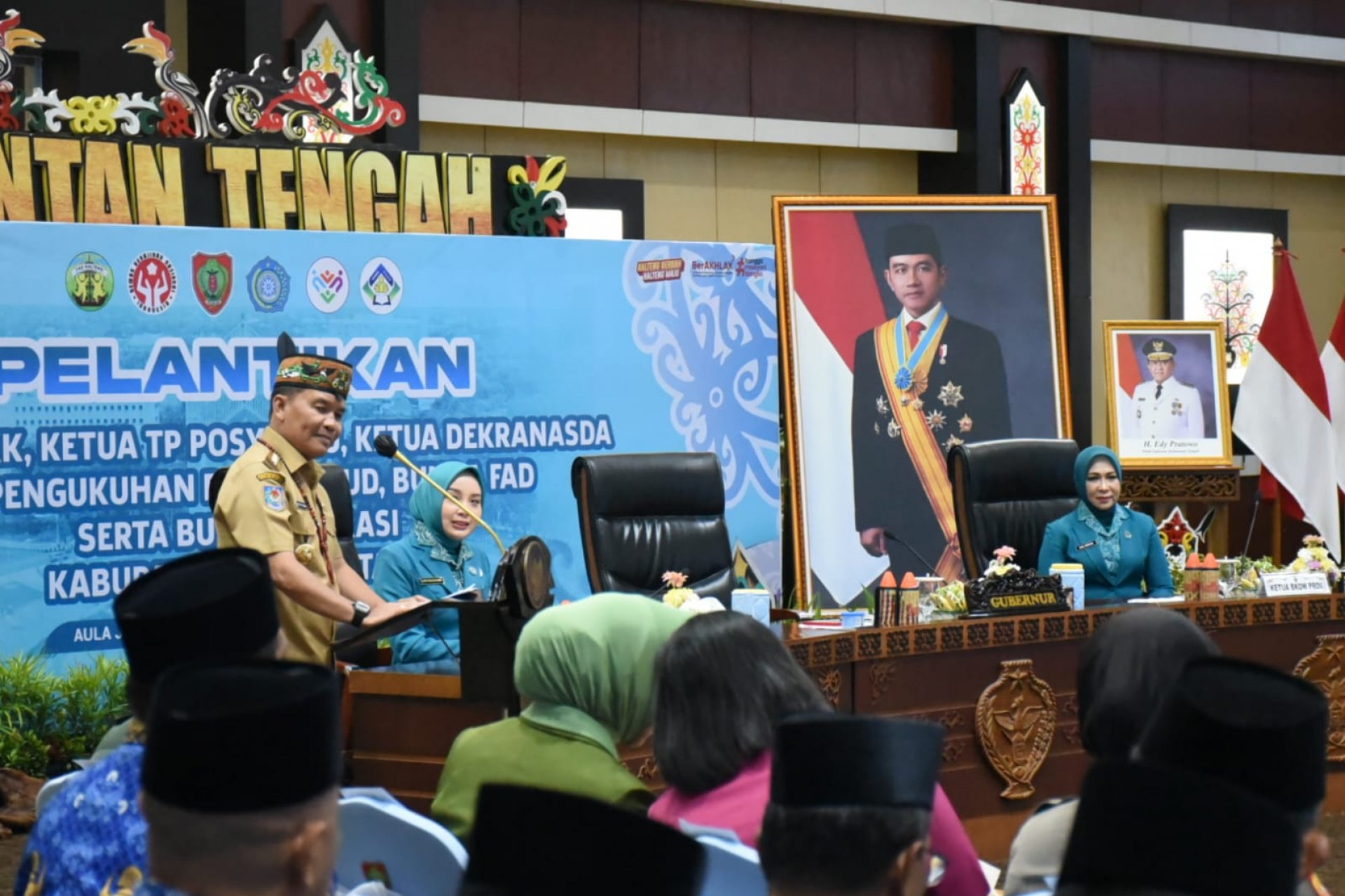 Ketua TP PKK Barut Dilantik, Gubernur Agustiar Sabran Harapkan Sinergi Program untuk Kesejahteraan Masyarakat