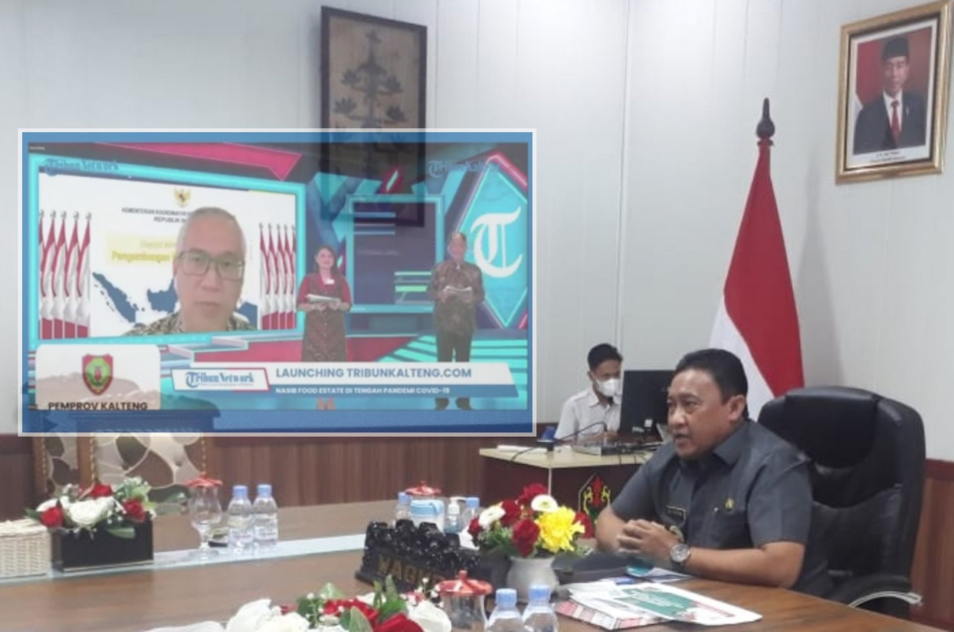 Jadi Pembicara Webinar TribunKalteng.com, Wagub Kemukakan Peran Penting Food Estate Kalteng