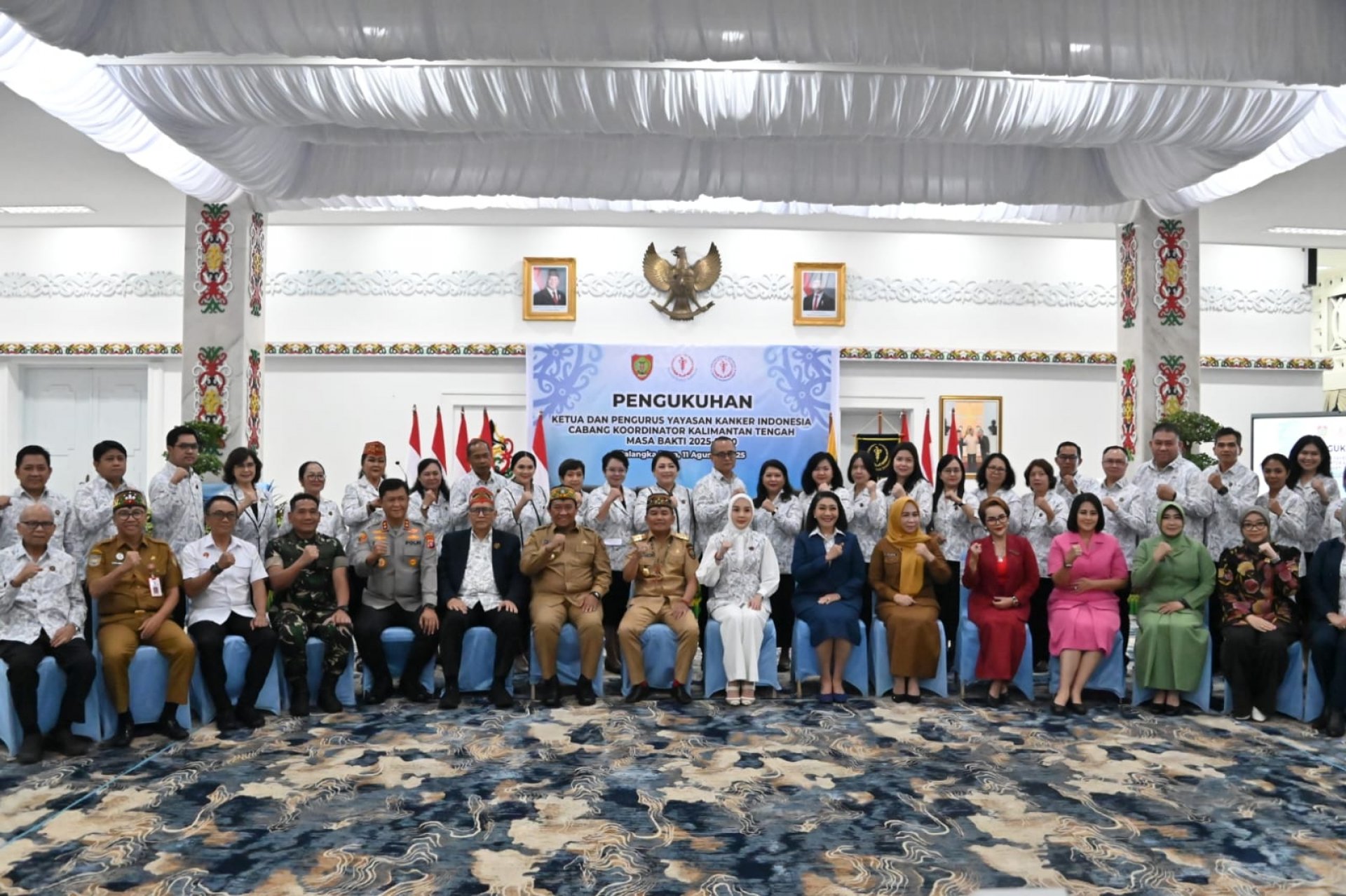 YKI Kalteng Bangkit Lagi, Gubernur Saksikan Pengukuhan Pengurus Masa Bakti 2025–2030
