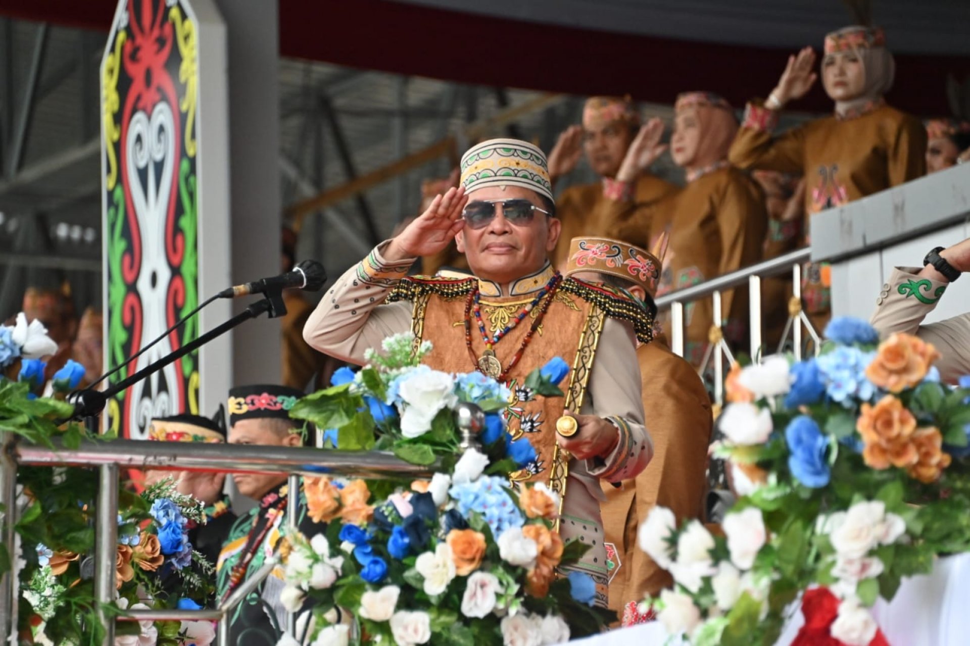 Gubernur Kalteng Agustiar Sabran Pimpin Upacara Peringatan Hari Jadi ke-76 Kabupaten Barito Utara