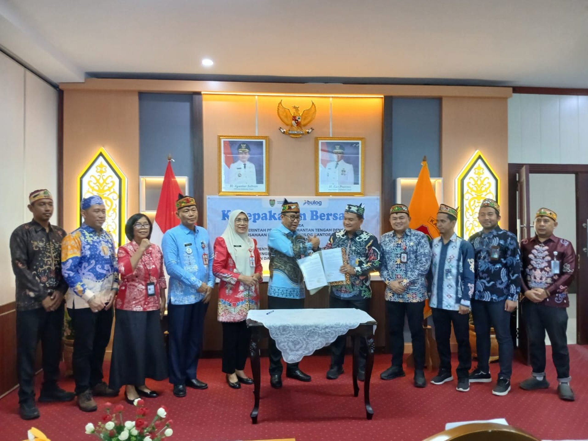 Kendalikan Inflasi Tahun 2026, Pemprov Kalteng Lakukan Kesepakatan Bersama dengan Perum BULOG