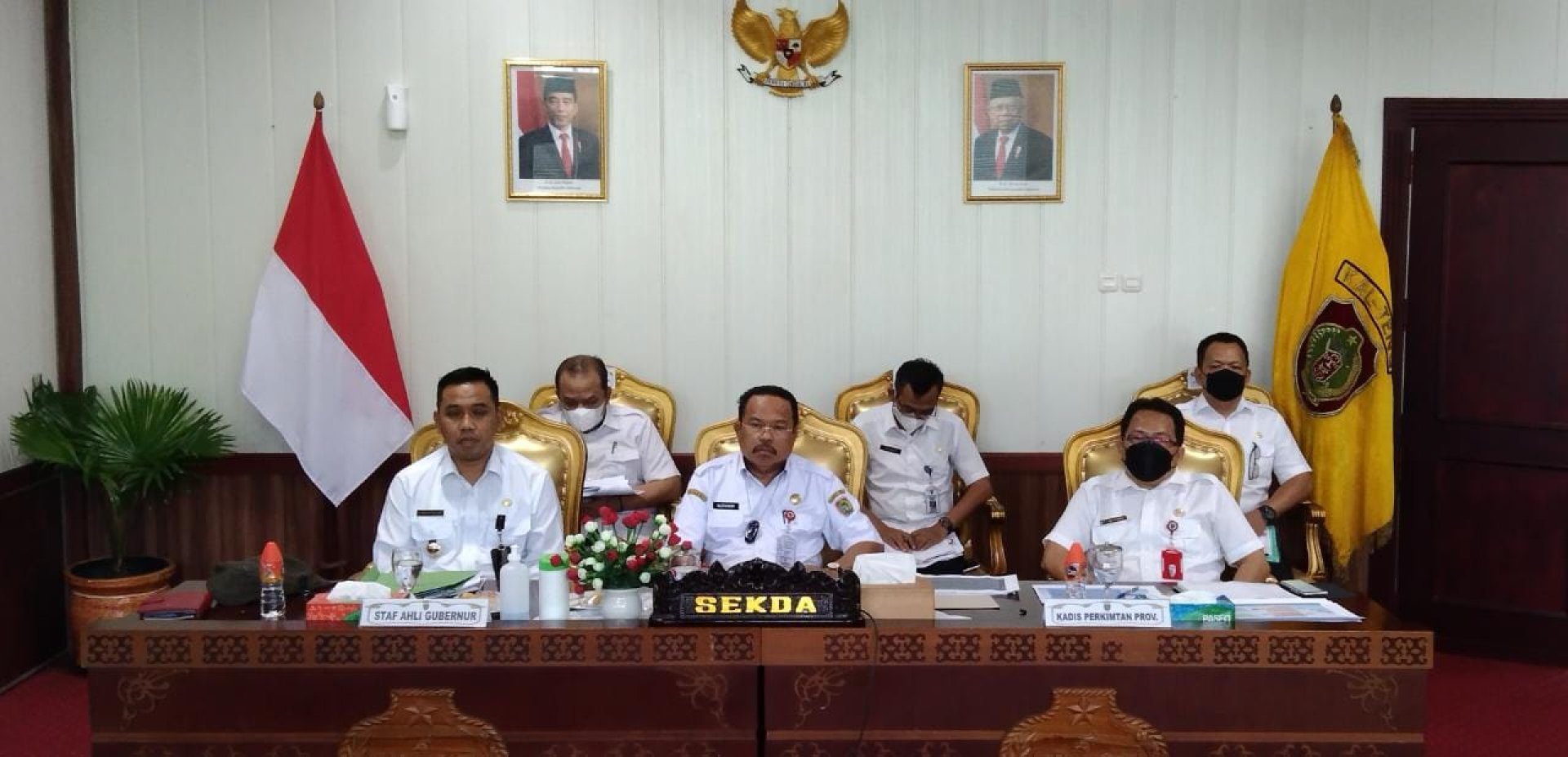 Sekretaris Daerah Nuryakin Hadiri Rapat Kerja Badan Urusan Legislasi Daerah DPD RI