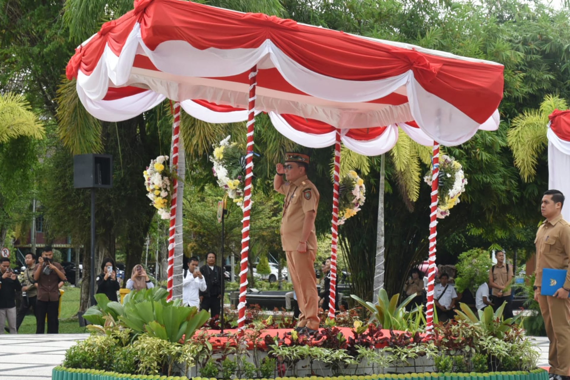 Gubernur Agustiar Sabran Jadi Inspektur Upacara Peringatan Hari Sumpah Pemuda ke-97 Tingkat Provinsi Kalimantan Tengah