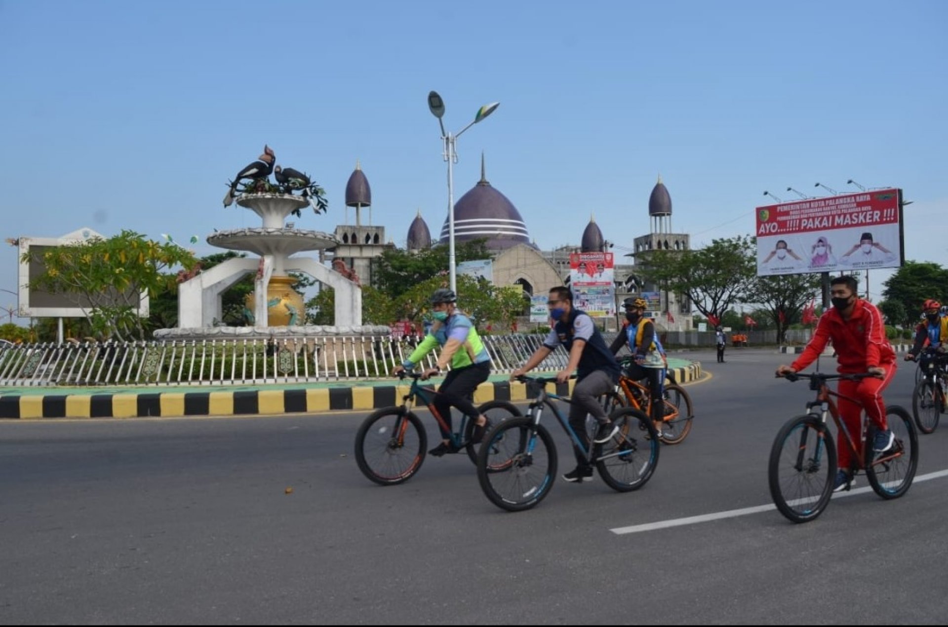 Sekda Kalteng Ikuti Sepeda Santai Hari Perhubungan Nasional Tahun 2020