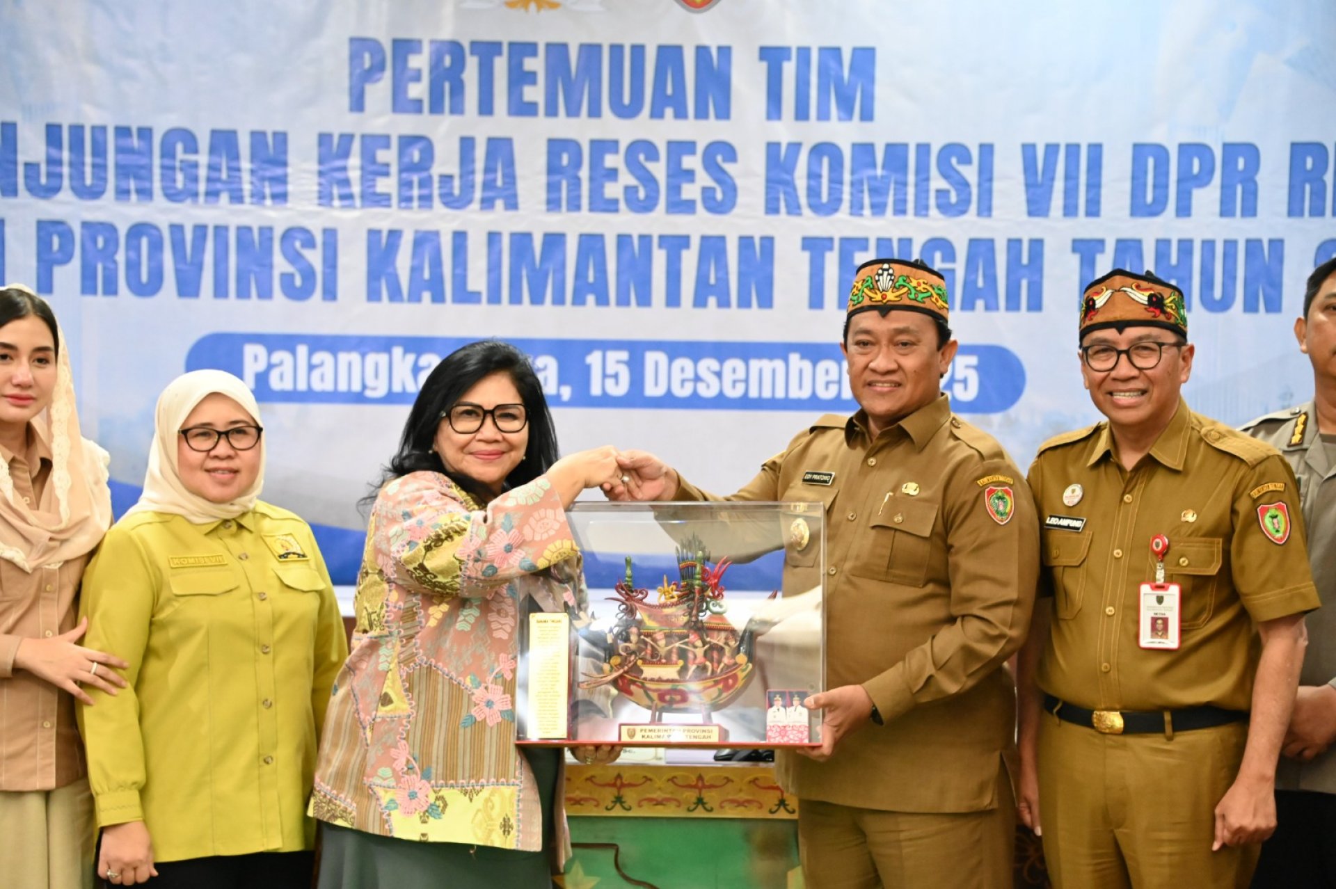 Wagub dan Sekda Kalteng Sambut Hangat Kunker Reses Komisi VII DPR RI