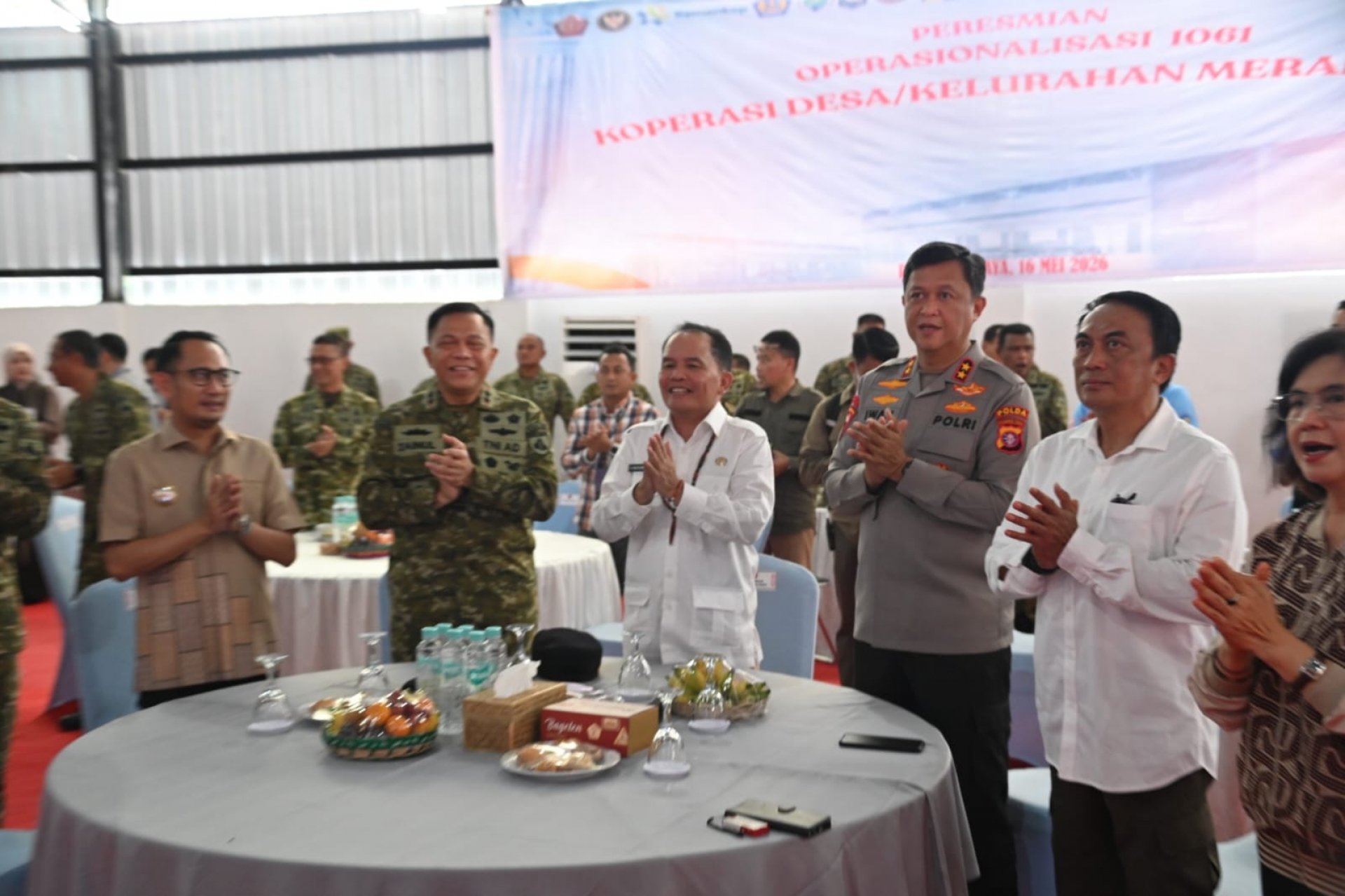 Gubernur Saksikan Peluncuran 1.061 Titik Koperasi Desa/Kelurahan Merah Putih