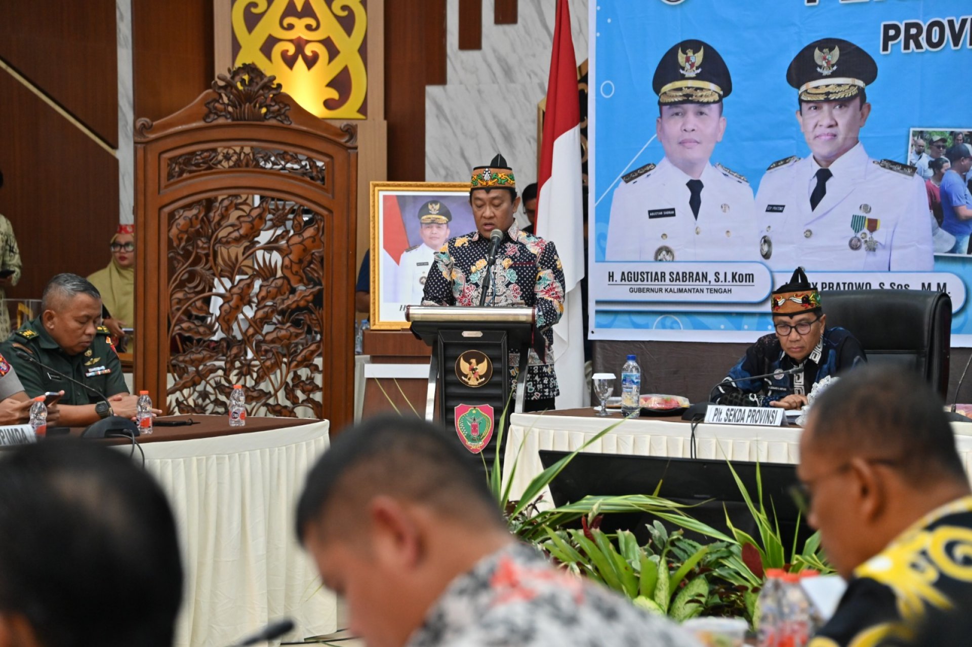 Wagub Edy Pratowo Resmi Buka Rakor Penanggulangan Kemiskinan Kalteng Tahun 2025