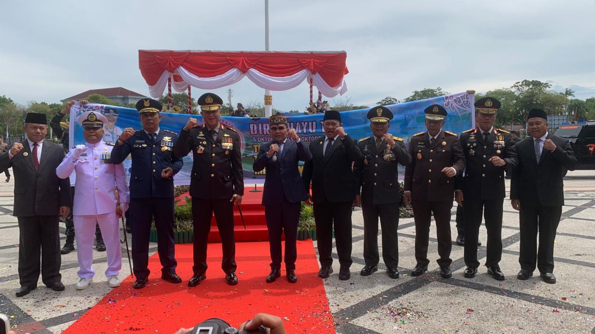 Momentum HUT Ke-80, Gubernur dan Wagub Kalteng: Semoga TNI Semakin Maju dan Modern