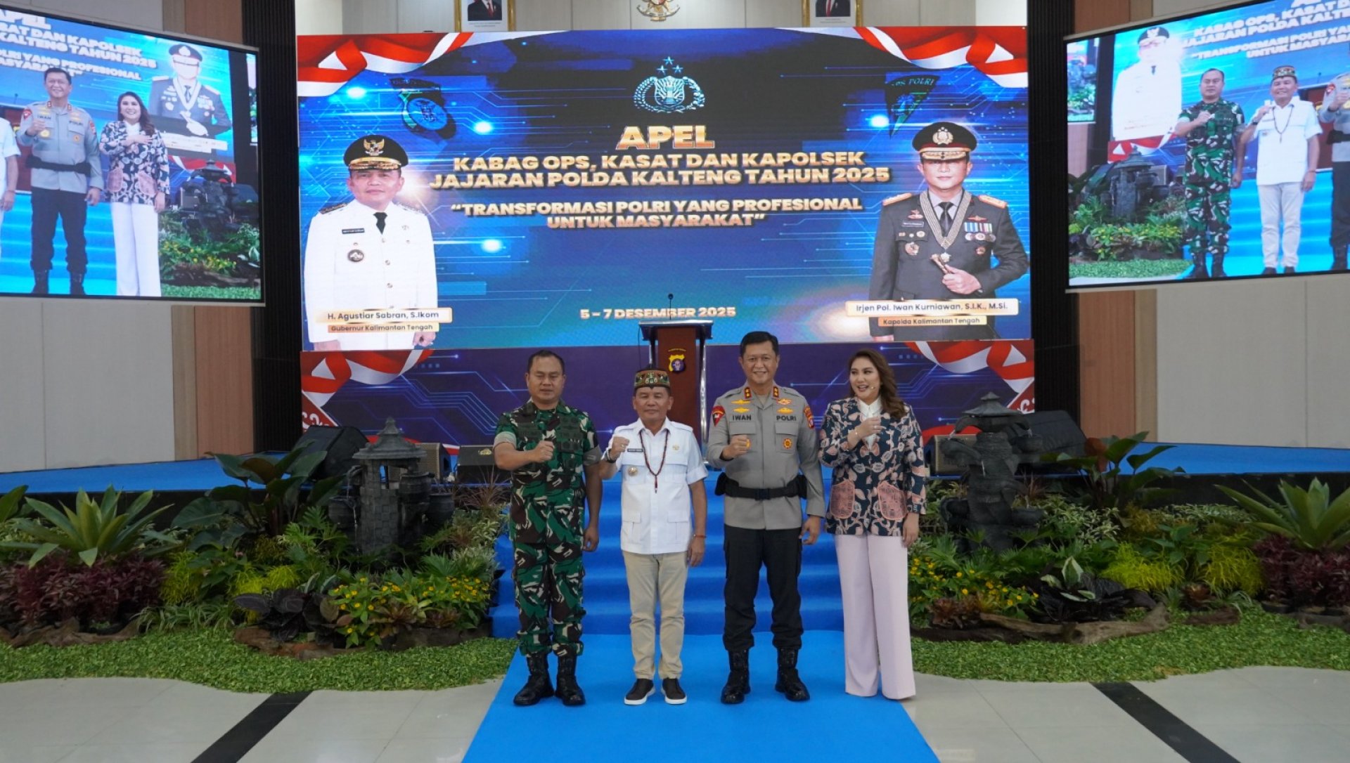 Hadiri Pertemuan Kasatwil Polda se-Kalteng, Gubernur Ajak Bangun Kebersamaan