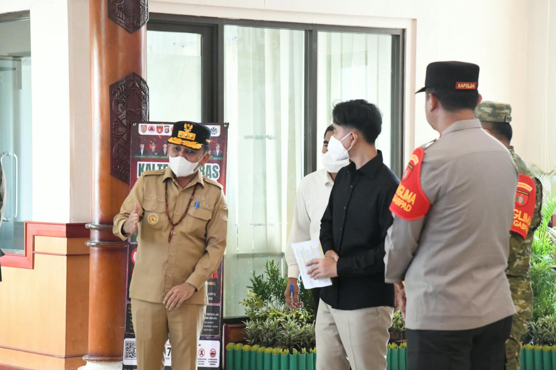 Gubernur  Sambut Kunker Wapres RI Terkait Penguatan Penanganan Bencana Karhutla di Kalteng