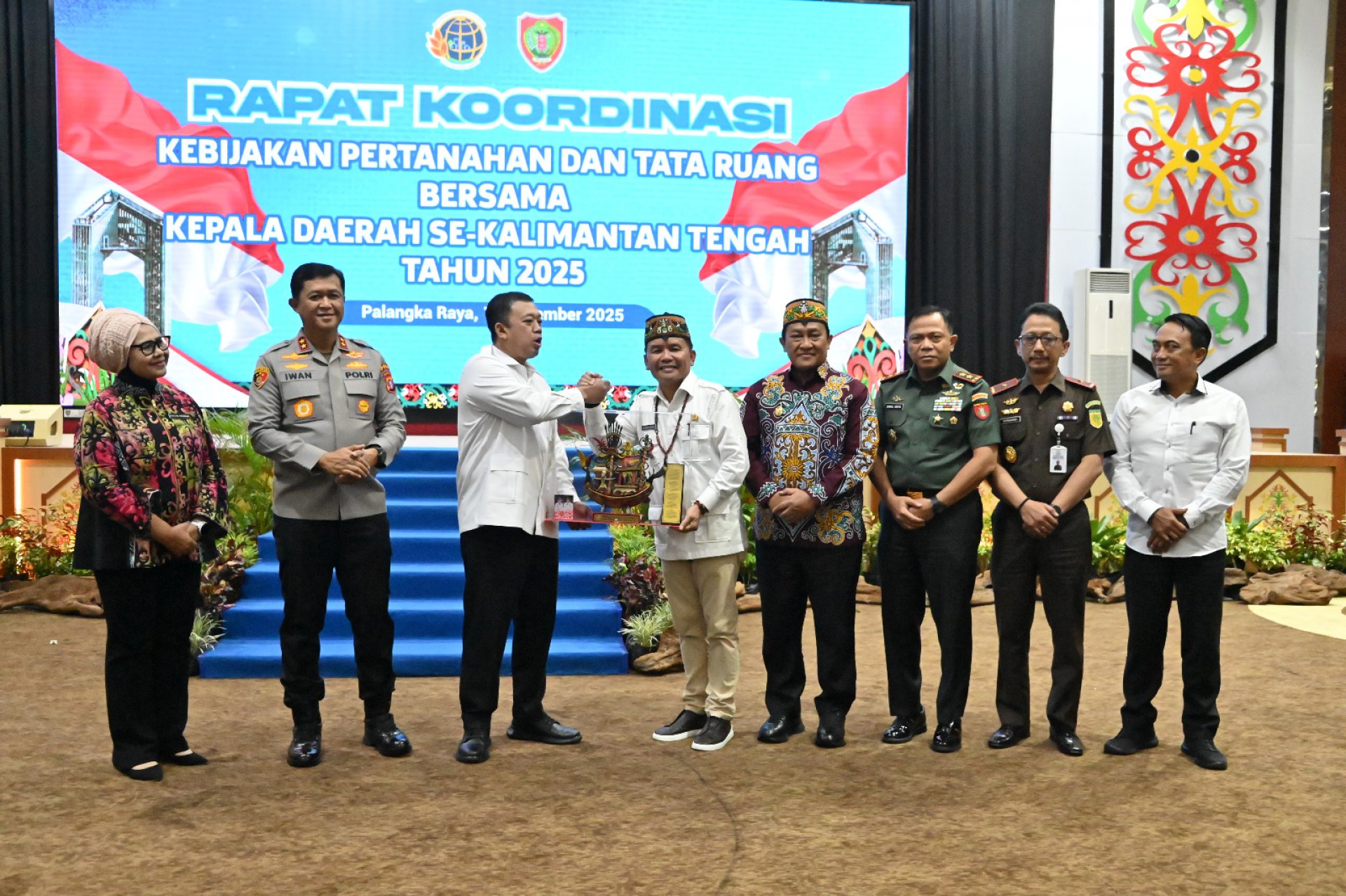 Gubernur Kalteng Agustiar Sabran Hadiri Rakor Kebijakan Pertanahan dan Tata Ruang bersama Menteri ATR BPN