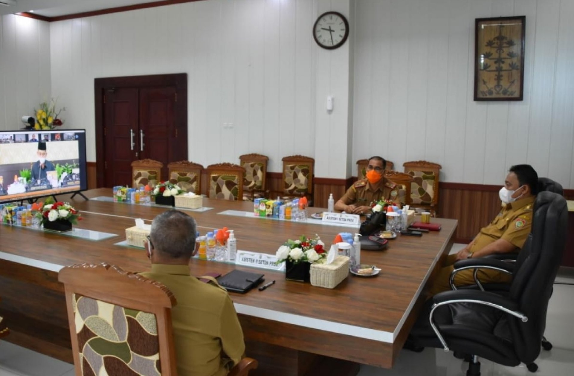 Wagub Kalteng Hadir Rapat Paripurna Virtual Laporan Hasil Reses Anggota DPRD