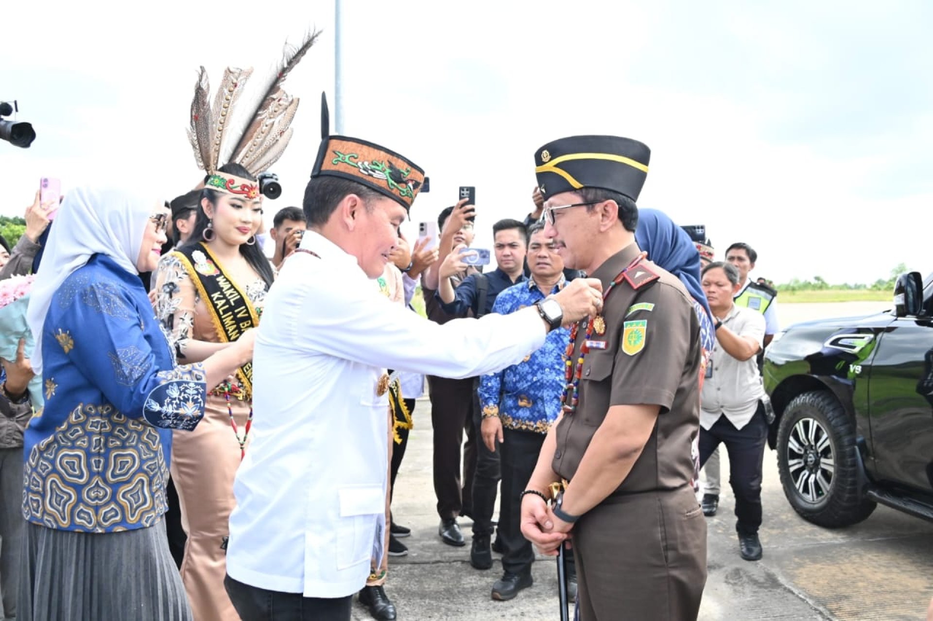 Gubernur Agustiar Sabran Sambut Kedatangan Kajati Baru Kalteng
