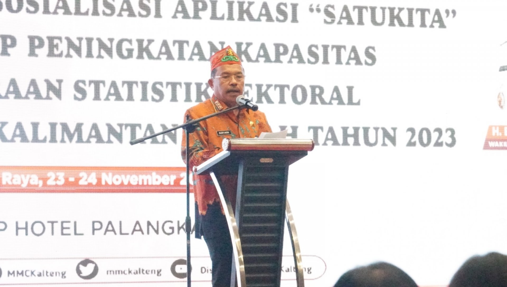 Sekda Nuryakin Buka Forum Satu Data Indonesia Tingkat Daerah Kalteng