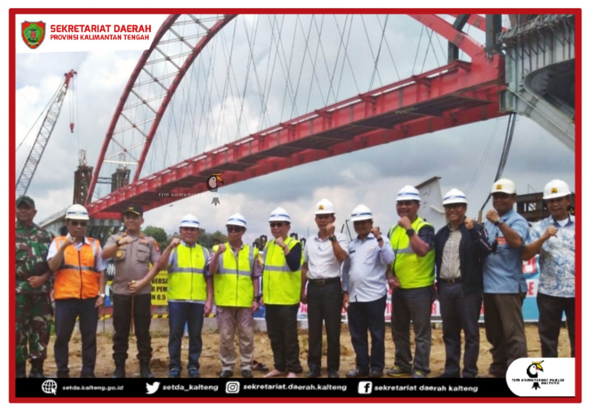 Gubernur Kalteng Berharap Presiden Jokowi Bisa Resmikan Jembatan Terpanjang di Lintas Tengah Kalimantan