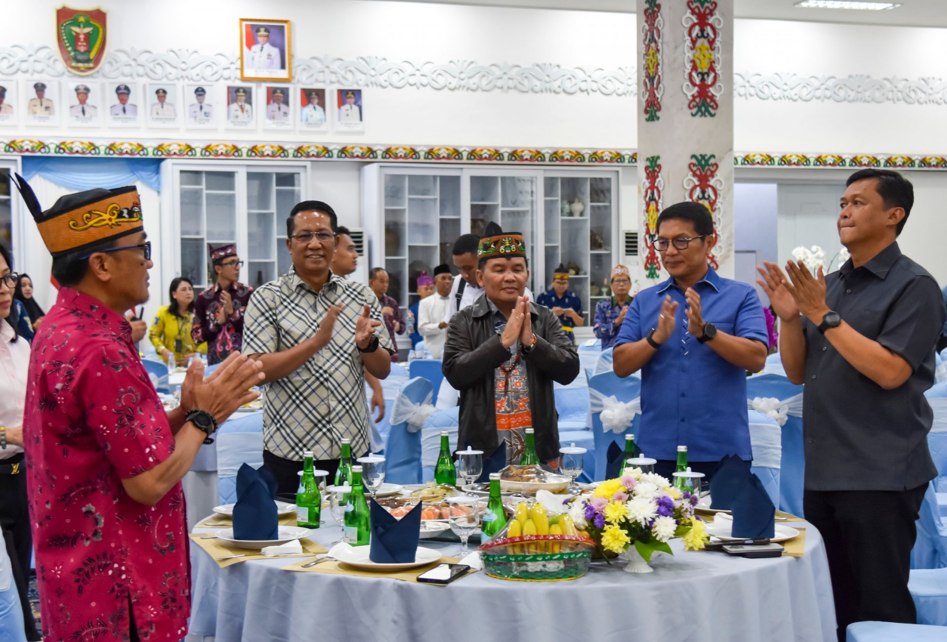 Jalin Silaturahmi, Gubernur Kalteng Agustiar Sabran Gelar Ramah Tamah Bersama Menteri Hukum RI