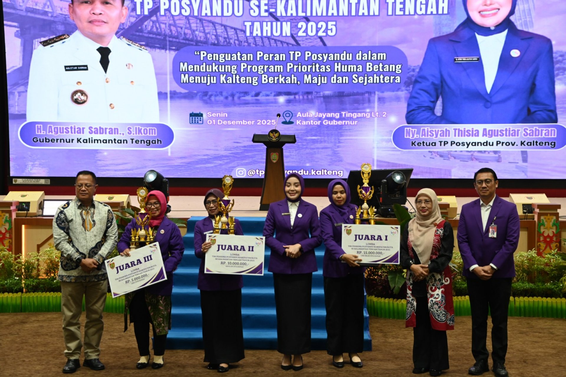 Rapat Koordinasi Daerah TP Posyandu se-Kalteng Resmi Dibuka