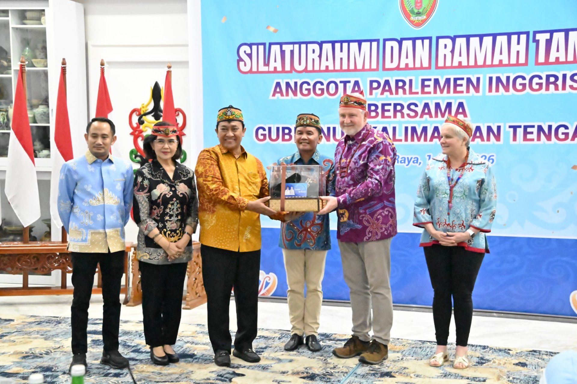 Silaturahmi Bersama Delegasi Parlemen Inggris, Gubernur Kalteng Buka Peluang Kerja Sama Sektor Strategis