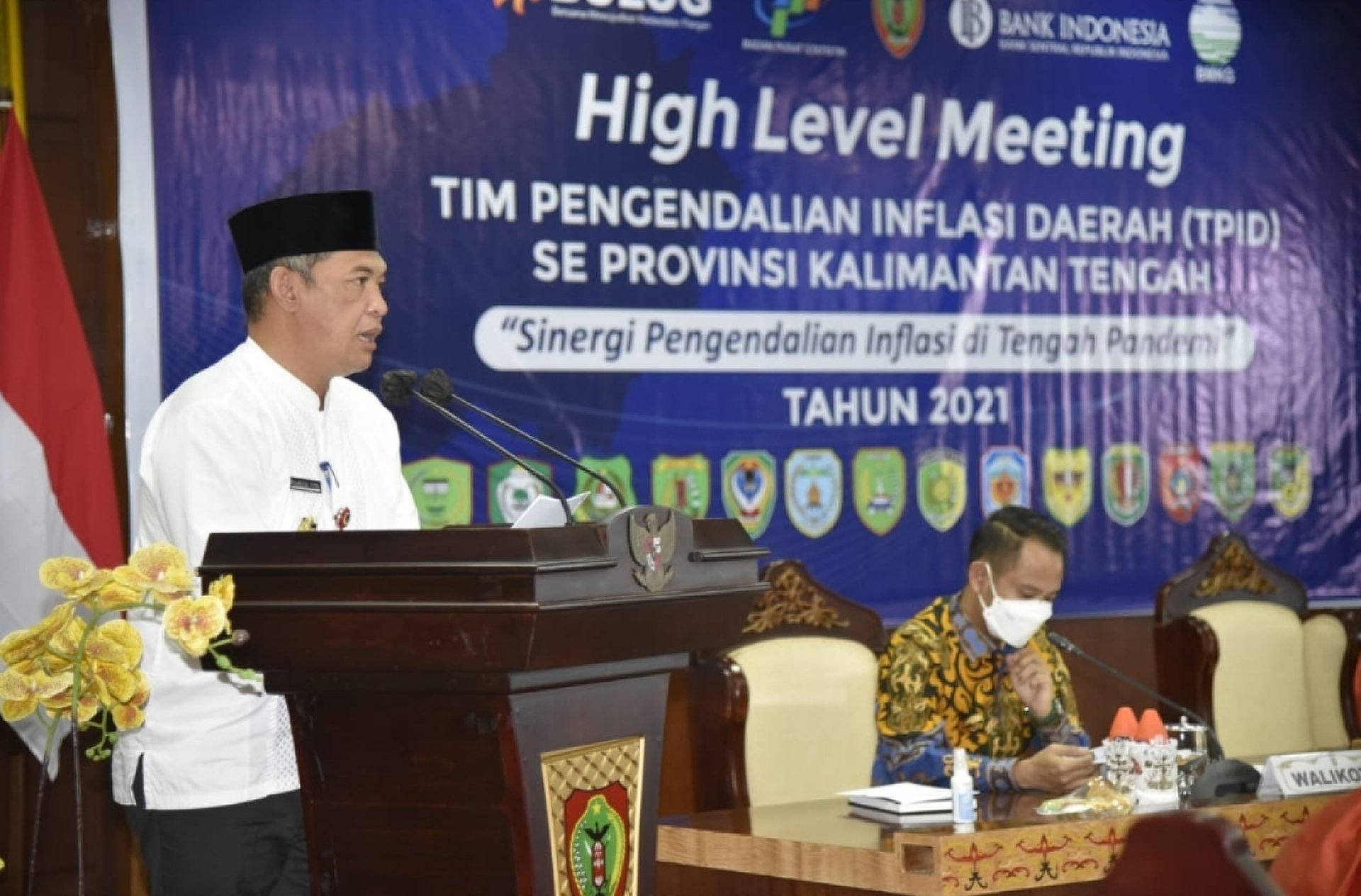 Perkuat Sinergi Pengendalian Inflasi, Rakor High Level Meeting TPID Se-Kalteng Digelar