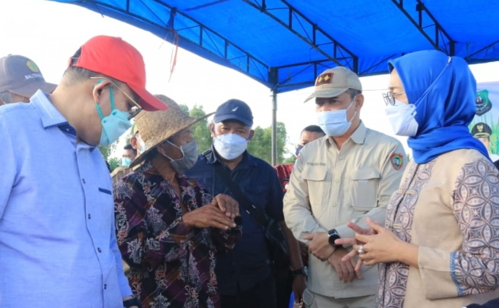 Sekda Kalteng Dampingi Tim Kunker Spesifik Komisi IV DPR RI Tinjau Kawasan Food Estate di Kabupaten Kapuas