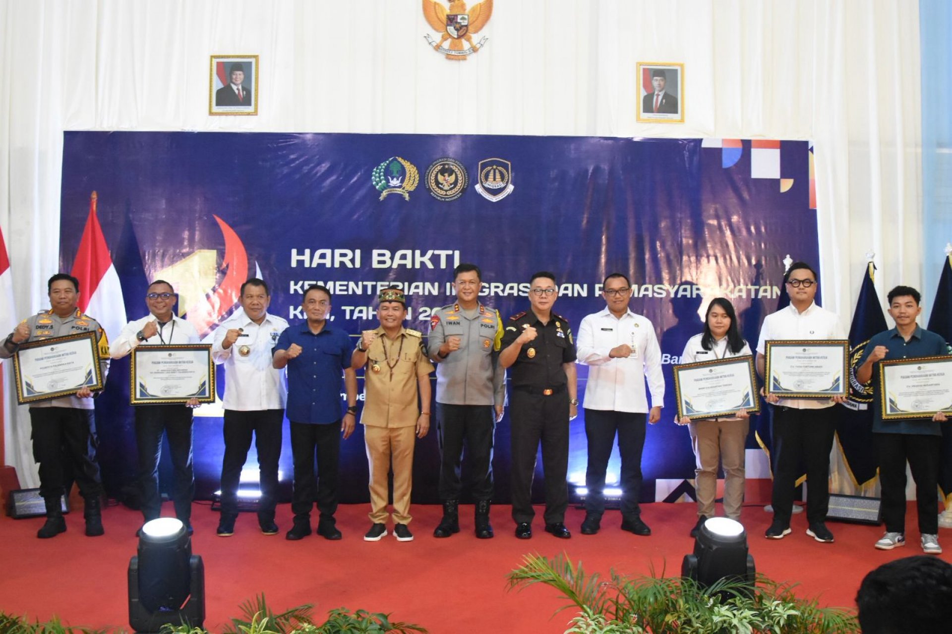 Rayakan HUT Pertama, Gubernur Kalteng Doakan Kementerian Imigrasi dan Pemasyarakatan semakin PRIMA