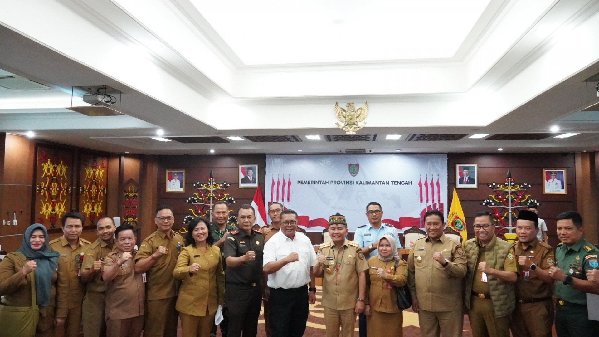 Gubernur Agustiar Sabran Hadiri Rakor Tim Monitoring Percepatan Program Cetak Sawah dan Oplah Kalteng