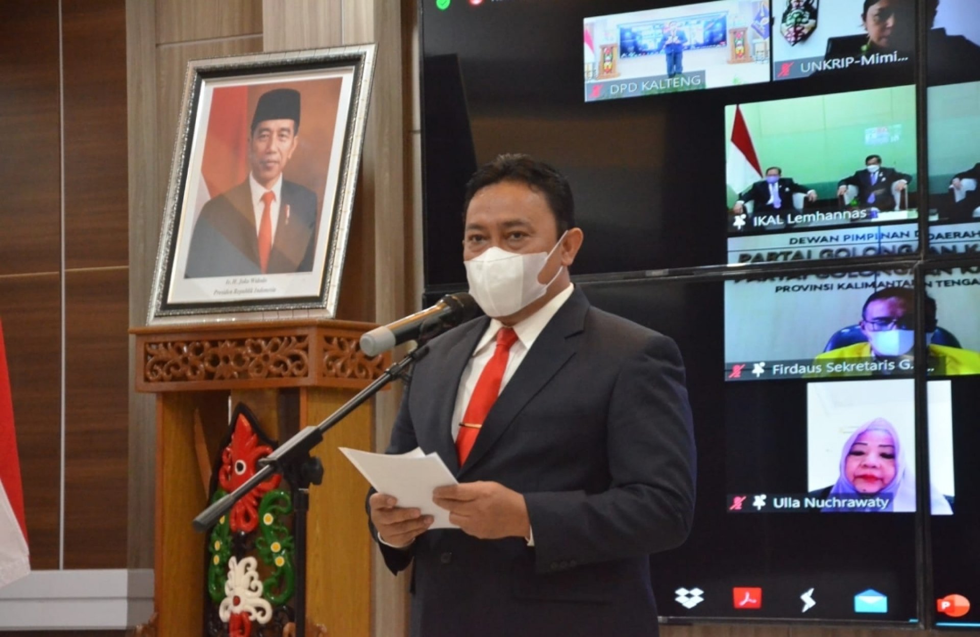 Wagub Hadiri Pelantikan dan Pengukuhan DPD IKAL-Lemhannas Kalteng
