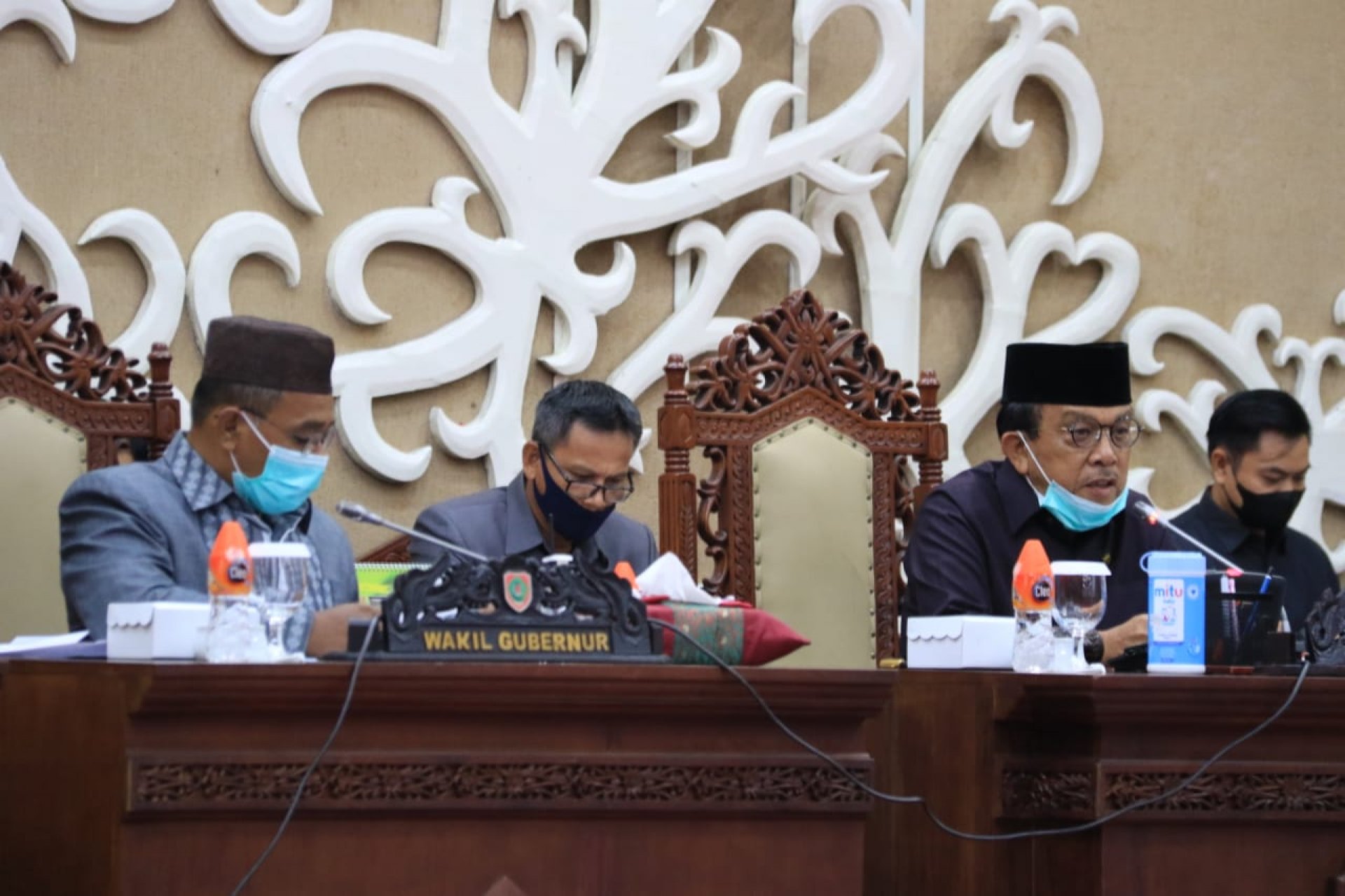 Wagub Kalteng Hadiri Rapat Paripurna Ke- 6 Masa Persidangan I Tahun Sidang 2021