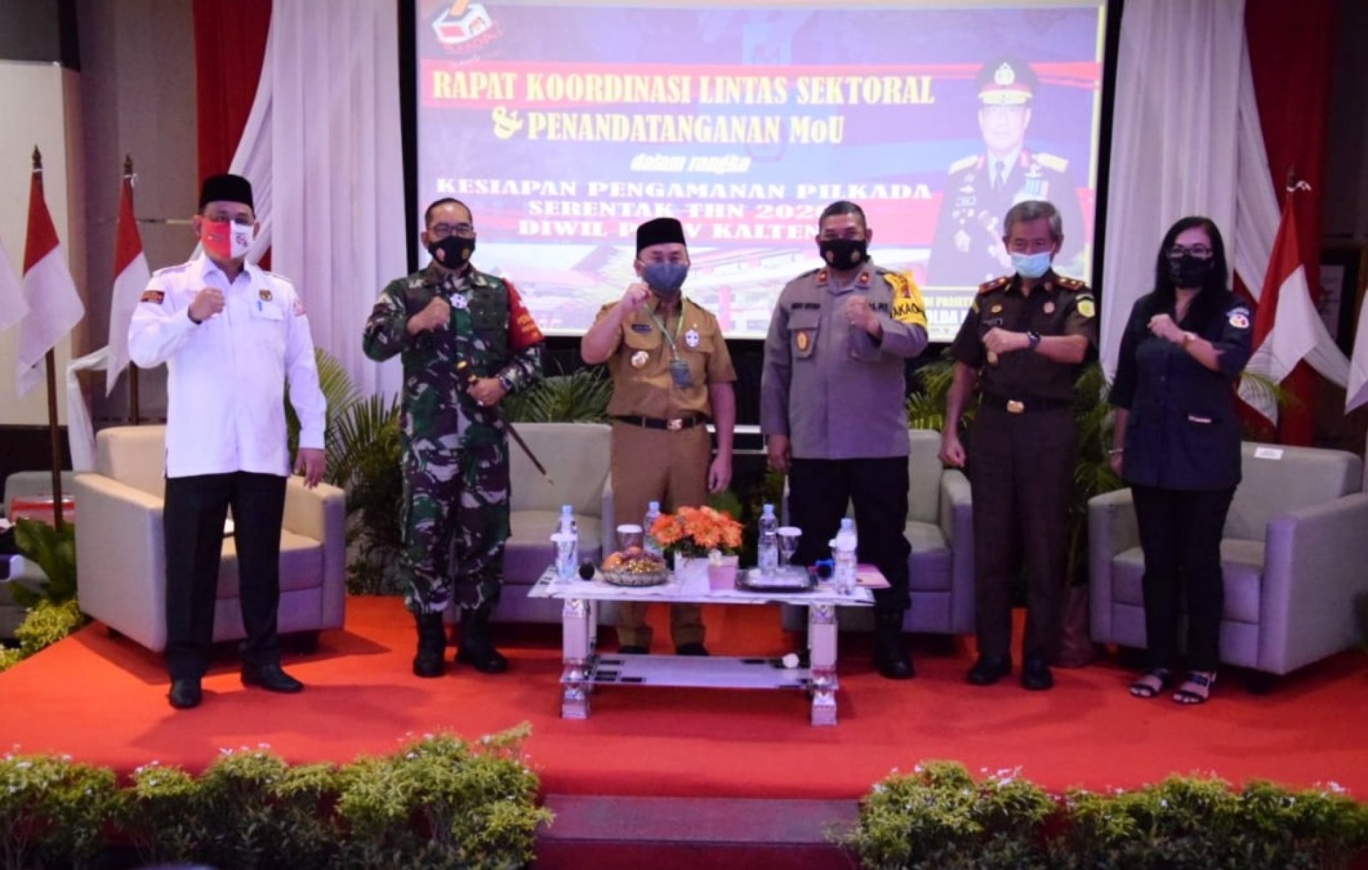 Gubernur Kalteng Hadiri Rakor Lintas Sektoral Kesiapan Pengamanan Pilkada Serentak Tahun 2020