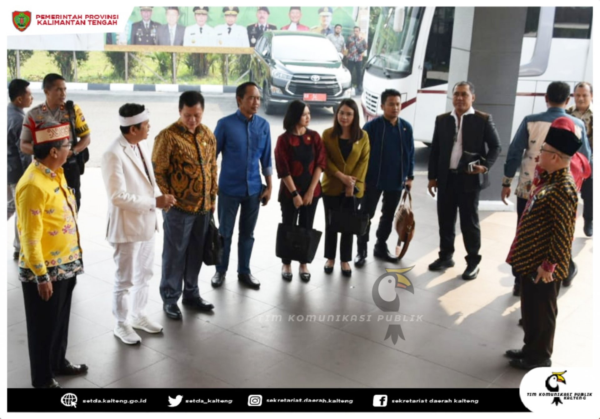 Penyambutan Kedatangan Komisi IV DPR RI ke Provinsi Kalimantan Tengah