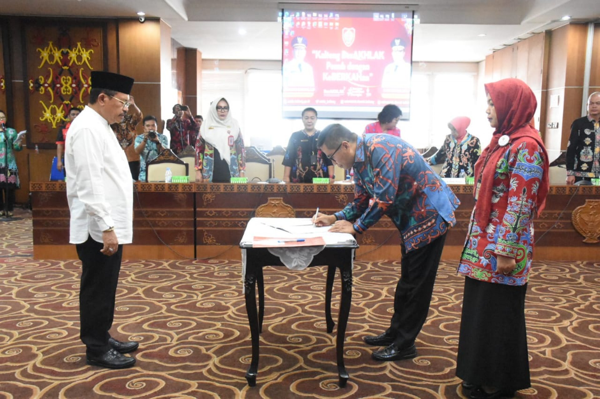 Sekda Hadiri Sertijab Pejabat Pimpinan Tinggi Pratama di Lingkungan Pemprov Kalteng