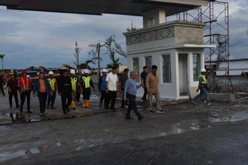 Setda Prov Kalteng - Gubernur Tinjau Pembangunan RSUD Di Hanau Seruyan