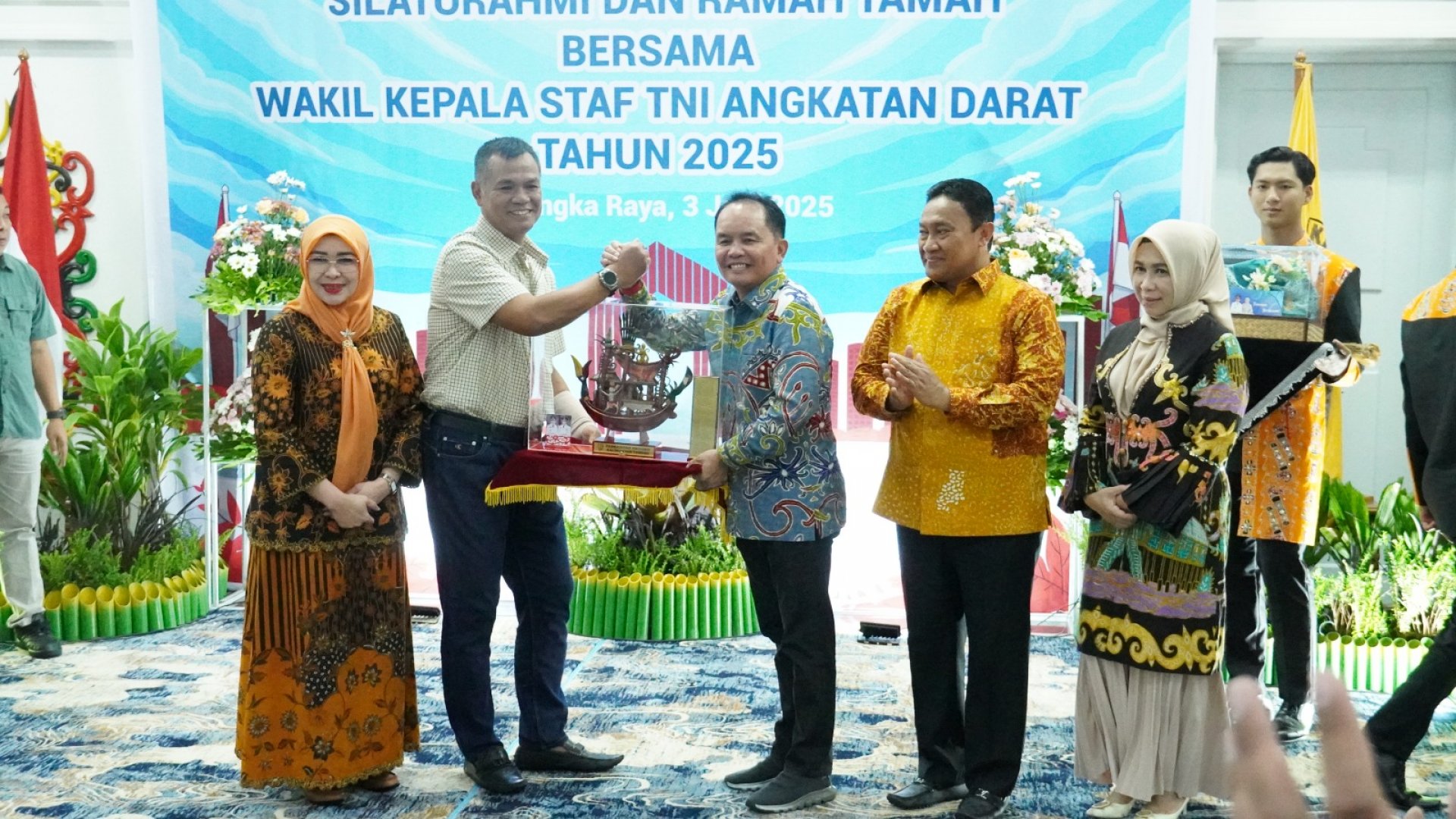 Ramah Tamah Bersama Wakasad, Gubernur Kalteng Harapkan Sinergi Pemprov dan TNI Terus Diperkuat