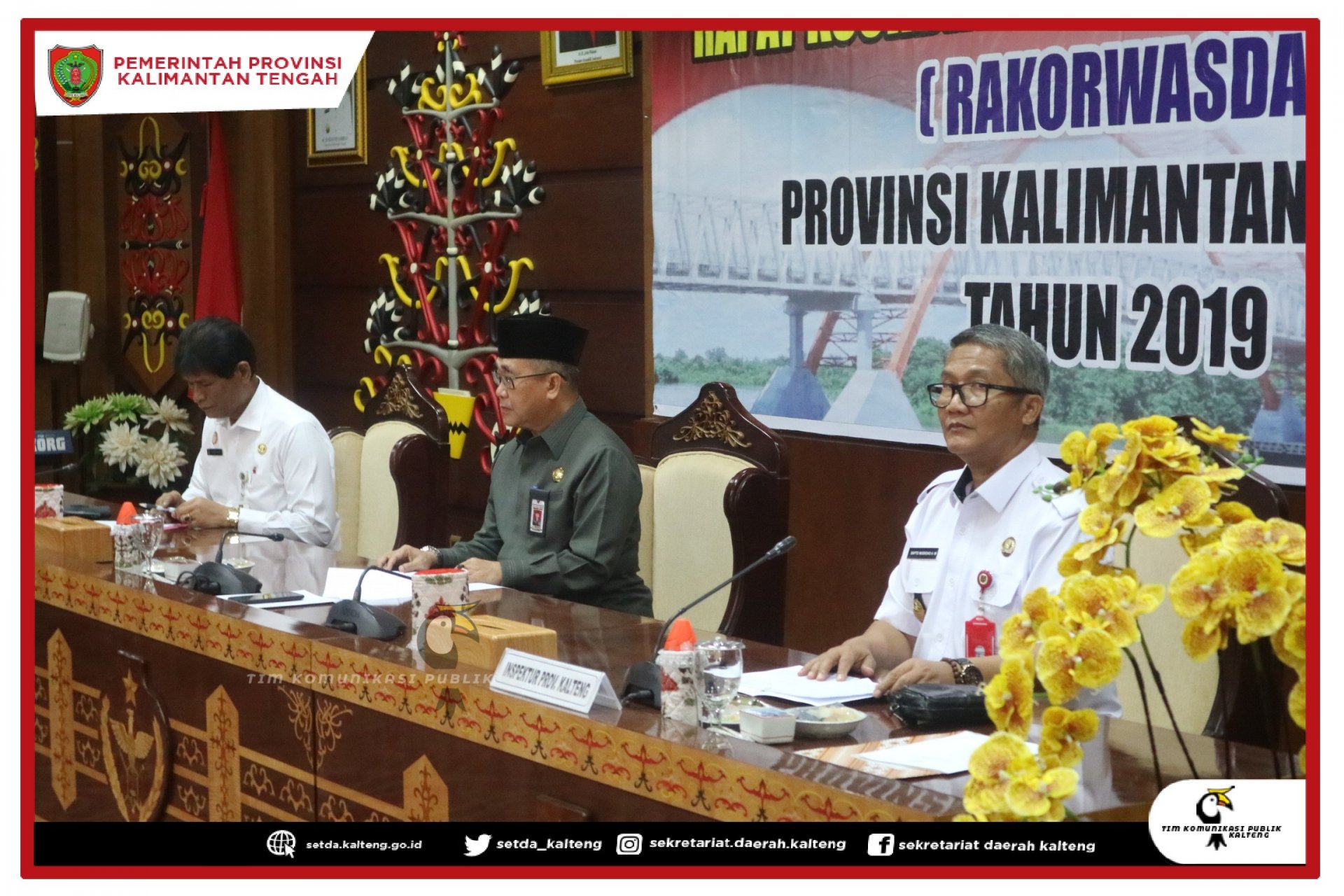 Rakor Koordinasi Pengawasan Daerah (Rakorwasda) Provinsi Kalimantan Tengah Tahun 2019
