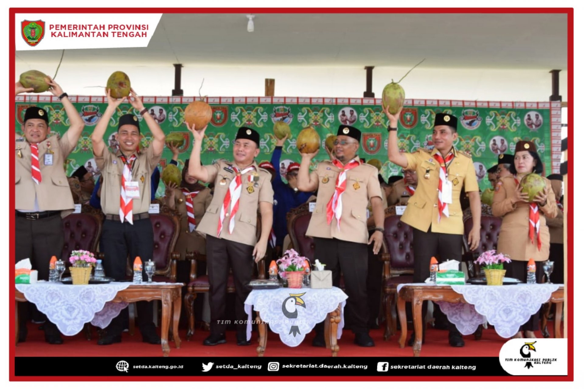 Pembukaan Kemah Eksekutif, Legislatif, dan Yudikatif Berkah Tingkat Provinsi Kalimantan Tengah Tahun 2019