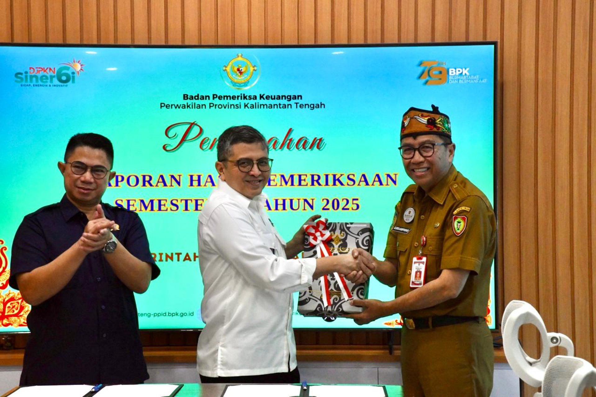 Pemprov Kalteng Terima LHP Semester II Tahun 2025 dari BPK Perwakilan