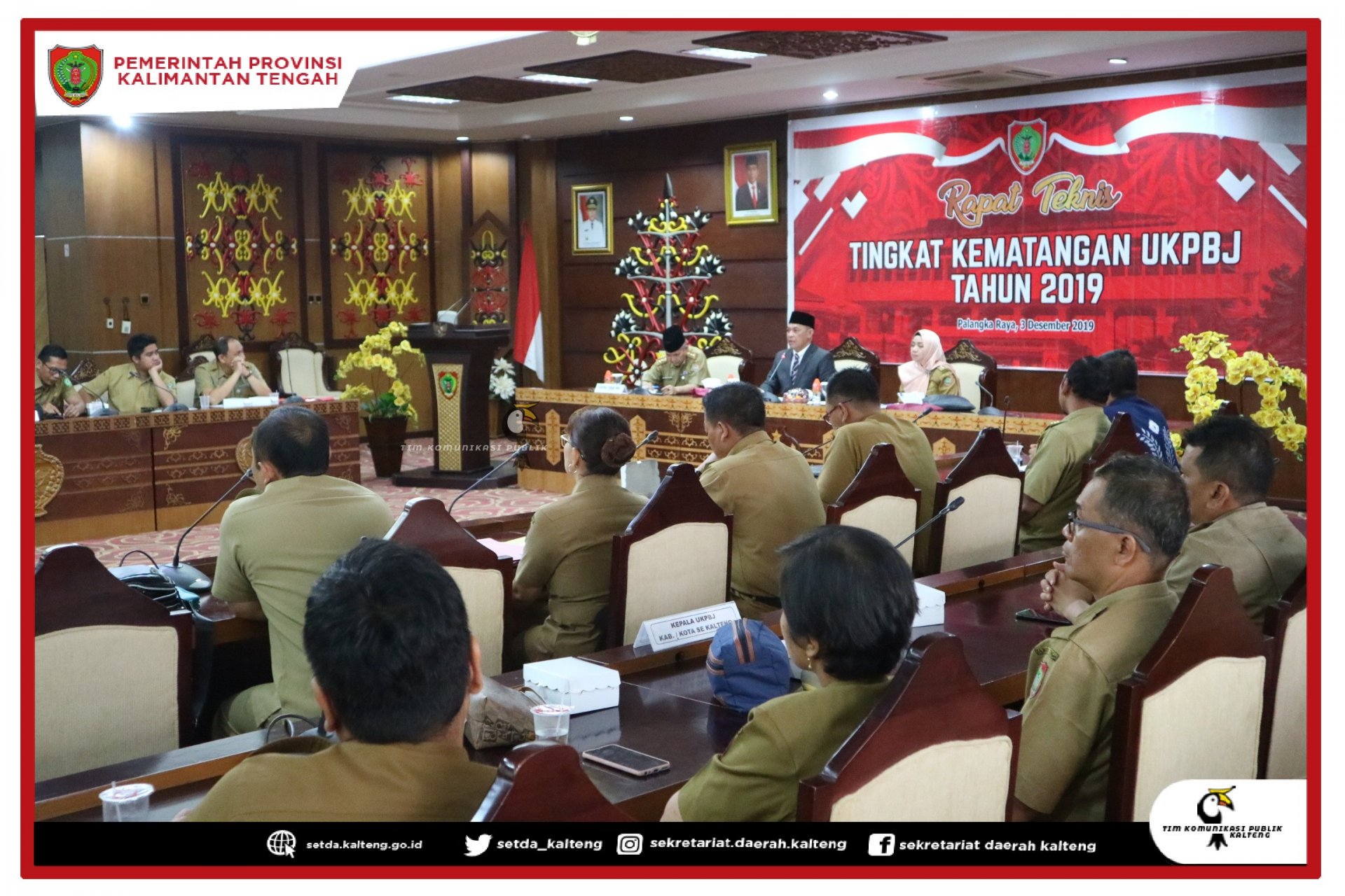 Rapat Teknis Tingkat Kematangan UKPBJ Provinsi Kalimantan Tengah Tahun 2019
