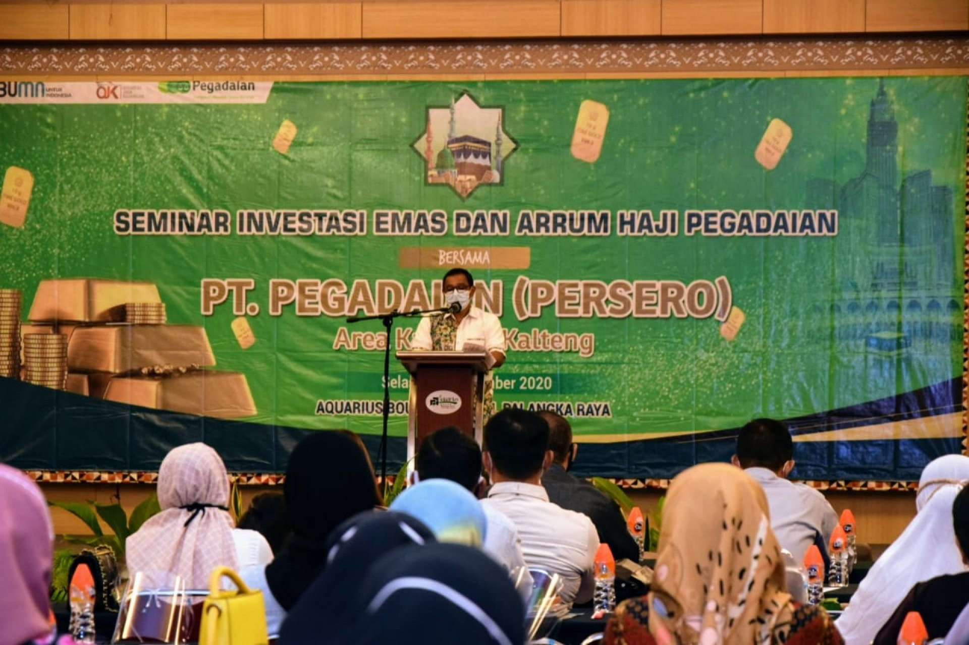 Plt. Gubernur Kalteng Buka Seminar Investasi Emas dan Arrum Haji PT Pegadaian