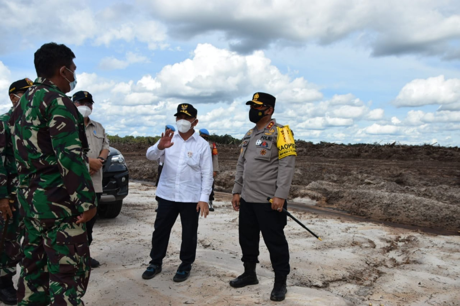 Gubernur Kalteng Tinjau Lokasi Pengembangan Perkebunan Singkong di Kabupaten Gunung Mas