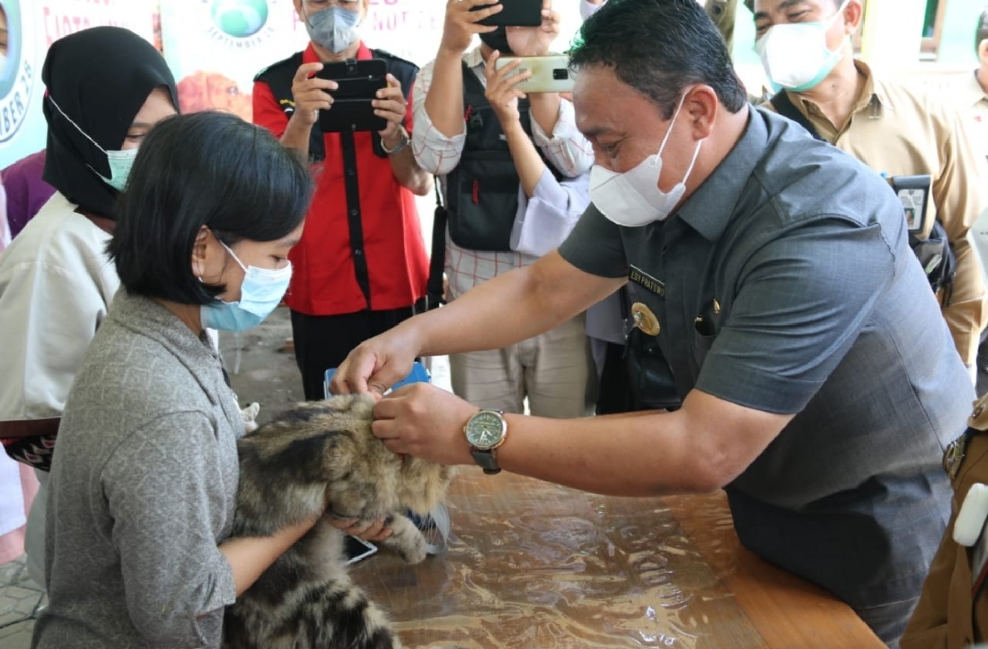 Peringatan Hari Rabies Sedunia, Pemprov Kalteng Gelar Vaksinasi Rabies Gratis