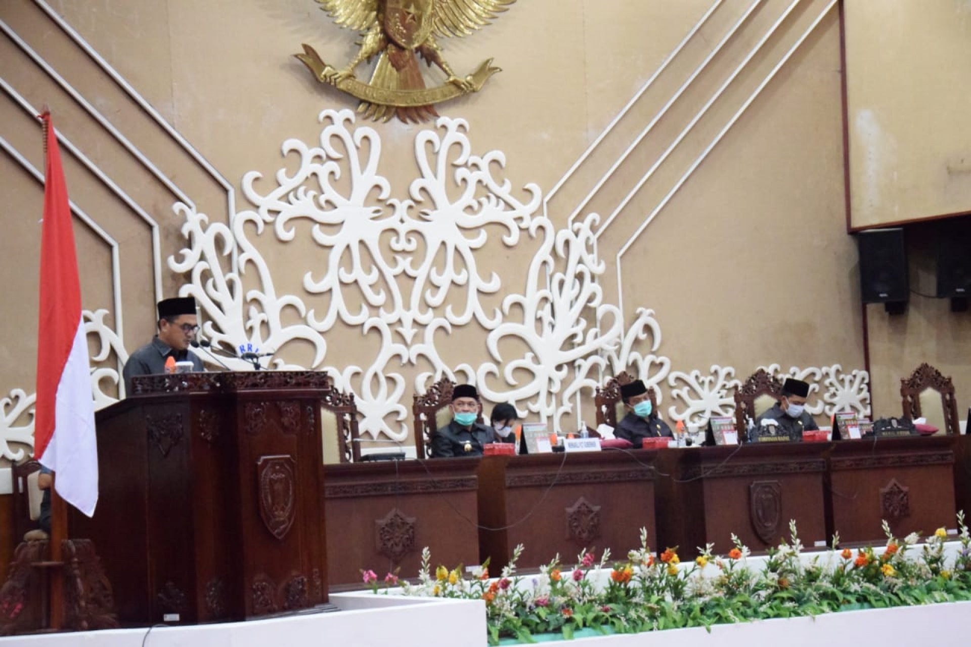 Sekda Hadiri Rapur Pendapat Banggar DPRD Provinsi Terhadap Nota Keuangan dan Raperda RAPBD Kalteng 2021