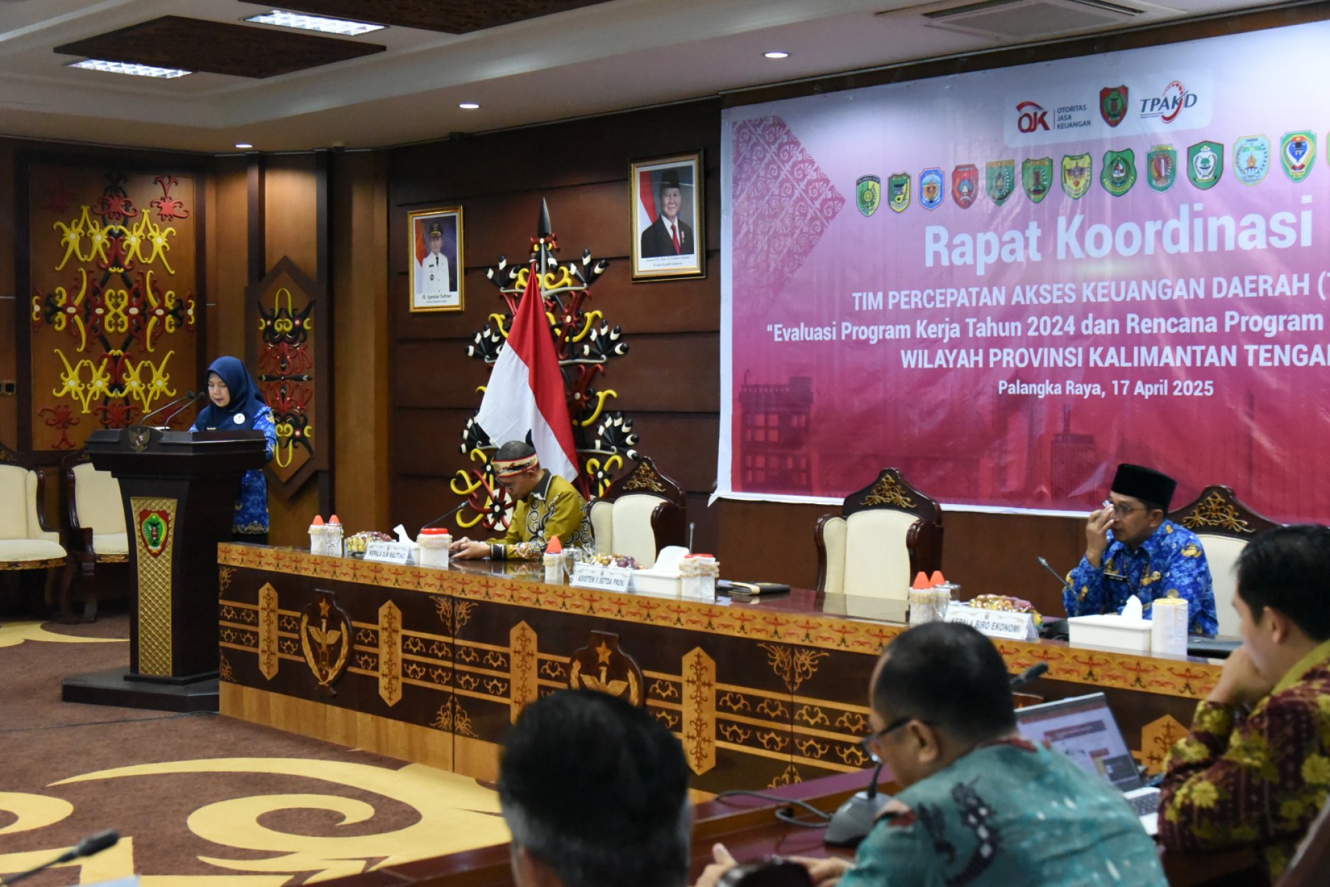 Asisten Ekobang Hadir Mewakili Gubernur dalam Rakor TPAKD