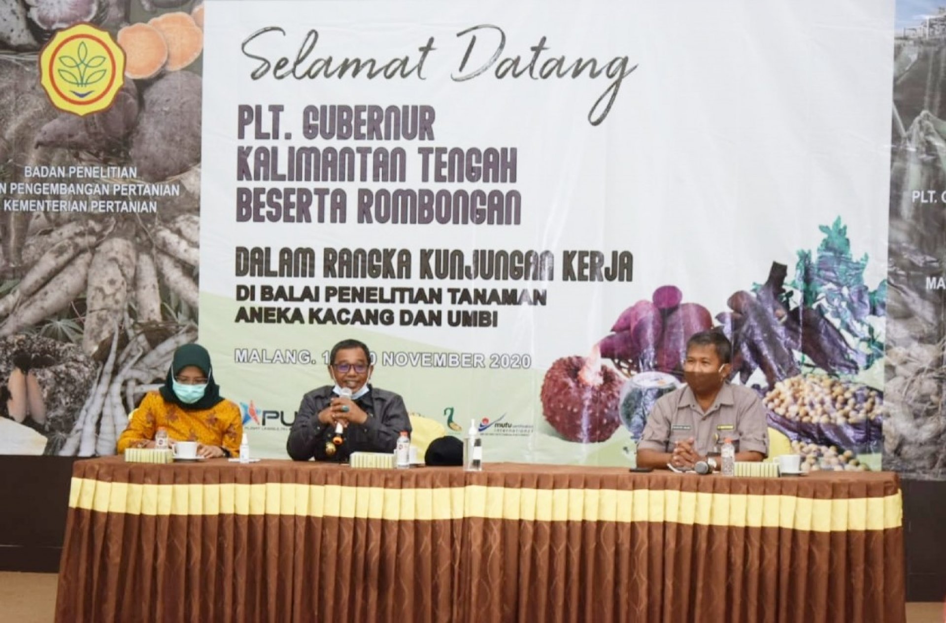 Plt. Gubernur Kalteng Kunjungi Pusat Unggulan IPTEK Balai Penelitian Kacang dan Umbi di Malang