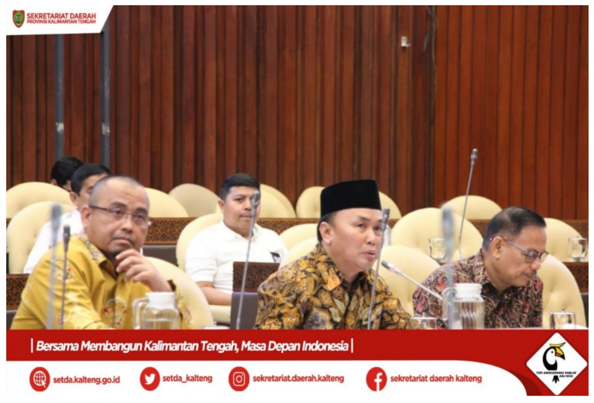 Gubernur Kalteng Hadiri Rapat Dengar Pendapat Komisi IV DPR RI