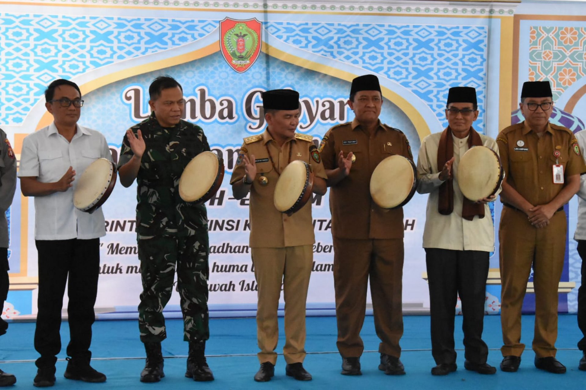 Gubernur Kalteng Agustiar Sabran didampingi Wagub Edy Pratowo Buka Gebyar Ramadhan Jilid V