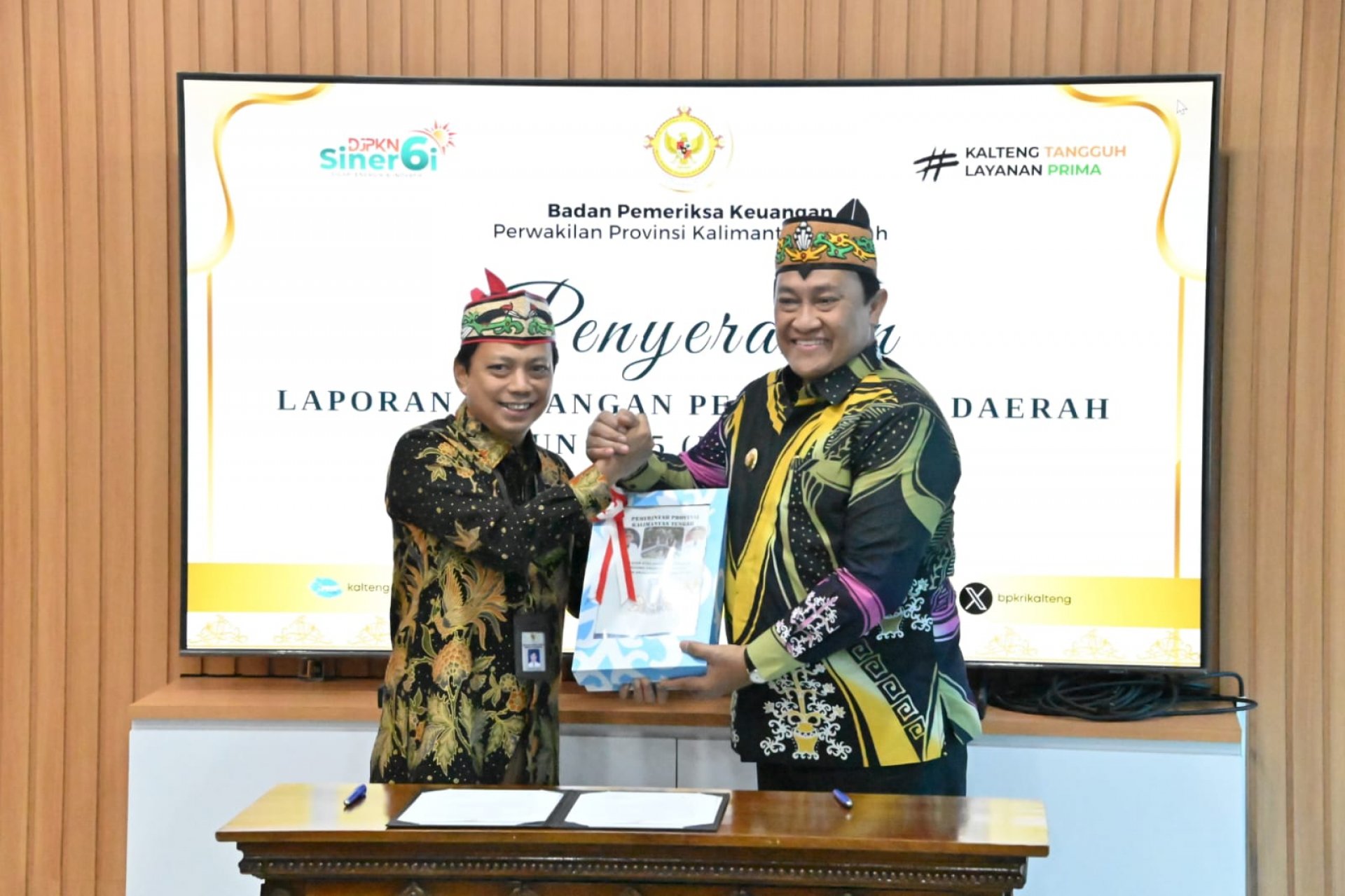 Pemprov Kalteng Serahkan LKPD Unaudited Tahun 2025 kepada BPK RI